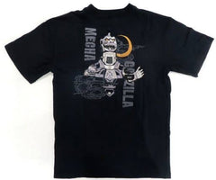 Mechagodzilla Godzilla Series X Switch Planning Embroidered Short Sleeve T-Shirt Black Size M Character apparel [USED]