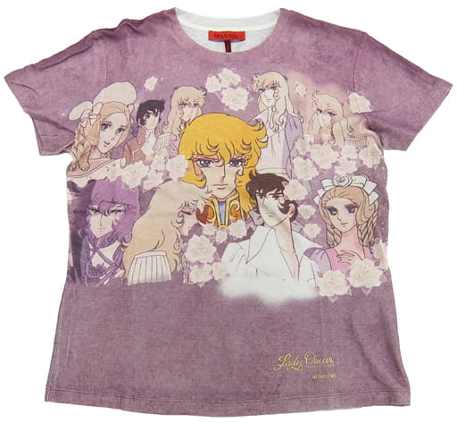 The Rose of Versailles X Max & Co. Lady Oscar Printed T-Shirt Multicolor Size: L Character apparel [USED]