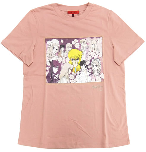 The Rose of Versailles X Max & Co. Lady Oscar Graphic T-Shirt Rose Pink Size: L Character apparel [USED]