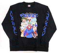 Princess Mononoke Long T-Shirt Black Blue Nancysnake Studio Ghibli X Hot Topic Apparel Collection Harajuku Collective Limited Character apparel [USED]
