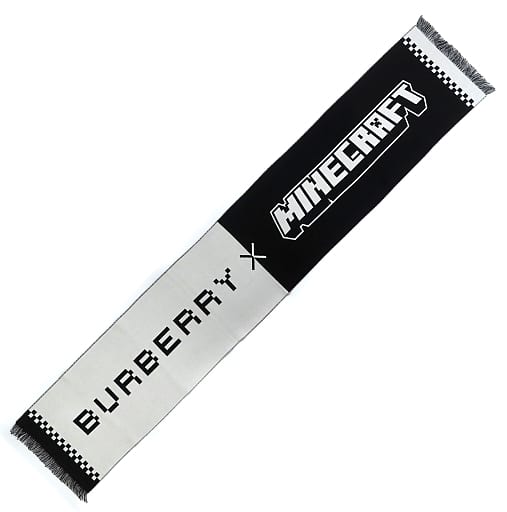 Logo Burberry x Minecraft Jacquard Wool Scarf Other-Goods [USED]