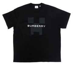 Logo Print Burberry x Minecraft Cotton T-Shirt Black Men's Size M Character apparel [USED]