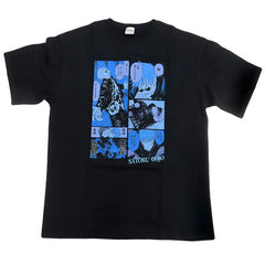 Satoru Gojo Jujutsu Kaisen Big Silhouette T-Shirt Heroes Black Free Size Character apparel [USED]