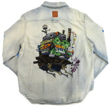 Howl's Moving Castle Loewe X Howl's Moving Castle Overshirt Ecru 44 Size Character apparel [USED]