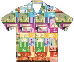 Scene SPY x FAMILY Open Collar Shirt Full Color Size: L Character apparel [USED]