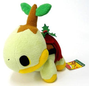 Turtwig Doll Christmas Ver. Poke Doll Stuffed Toy Pokemon Center Christmas 06 Pocket Monsters Pokemon Center Limited Plush Toys [USED]