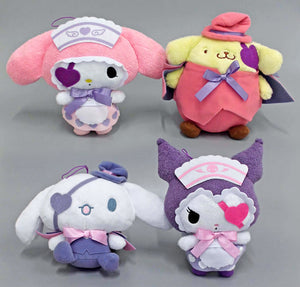 All 4 Types Set Yumeyami Halloween Plush Sanrio Characters Namco Limited Plush Toys [USED]