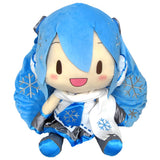 Snow Miku Dodeka Jumbo Fluffy Plush Character Vocal Series 01 Hatsune Miku Plush Toys [USED]