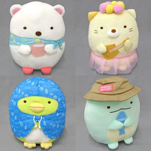 All 4 Types Set Plush Toy Sumikko Gurashi Sumiko Lottery Part20 Plush Toy Award Plush Toys [USED]