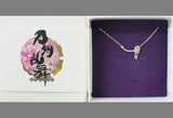 Kasen Kanesada Necklace Silver x Pink Tourmaline Touken Ranbu -ONLINE- x U-TREASURE Necklace [USED]