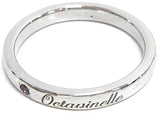 Octavinelle Dormitory Message Ring Size 5 Silver Disney: Twisted-Wonderland x U-TREASURE Ring [USED]