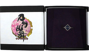 Mutsunokami Yoshiyuki Ring Makie -Sai- Silver Indigo Size 9 Touken Ranbu -ONLINE- x U-TREASURE Ring [USED]