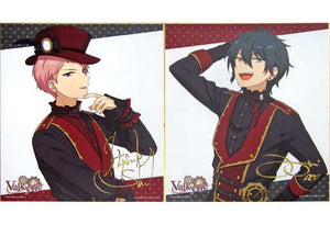 Character Signed Shikishi Set Ichiban Kuji Ensemble Stars! -First Live!- Double Chance Campaign with Winning Notice Shikishi [USED]