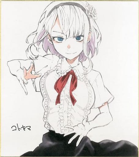 Hotaru Shidare Dagashi Kashi Newly Drawn Reproduction Illustration Shikishi Blu-ray First Edition Limited Edition 1st Enclosed Bonus Lottery Prize Shikishi [USED]