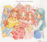 Gathering Nakatani Yukiko Illustration Shikishi Blu-ray Go! Princess PreCure First Version Vol.1 to 4 Service for All Applicants To Purchase Whole Volumes Postcards [USED]