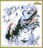 Midoriya Izuku & Bakugo Katsuki Umakoshi Yoshihiko Newly Drawn Duplicate Mini Shikishi Blu-ray/DVD My Hero Academia Vol.1 Amazon First-come-first-served Bonus Shikishi [USED]