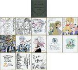 Staff Newly Drawn Mini Shikishi Set Fate/Apocrypha Blu-ray Disc Box II Aniplex Purchase Bonus Shikishi [USED]