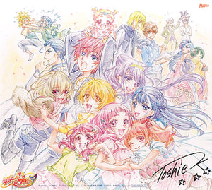 Gathering Kawamura Toshie Newly Drawn Illustration Shikishi Blu-ray Hug! Pretty Cure vol.1～4 Service For All Applicants To Purchase Wholel Volumes Shikishi [USED]