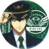 Toushirou Hijikata Gintama Glitter Can Badge Collection Pilot Ver. Can Badge [USED]