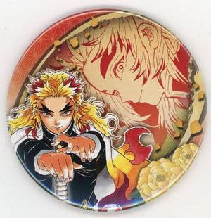 Kyojuro Rengoku Demon Slayer: Kimetsu no Yaiba Collection Can Badge Part 6 Koyoharu Gotoge Original Picture Exhibition Limited Can Badge [USED]