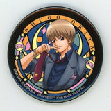 Sougo Okita Gintama Souvenir Series Tin Badge Reprint! Kabukicho Men's Collection Ichiban Cafe Limited Can Badge [USED]