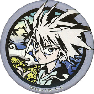 Killua Zoldyck HUNTER x HUNTER Cutout Series Japanese Paper Can Badge Vol.2 Jump Shop Limited Can Badge [USED]