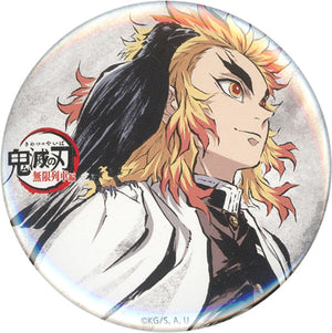 Kyojuro Rengoku Kasugaigarasu Demon Slayer: Kimetsu no Yaiba Eye-Catching Image Random Can Badge Ichi Total concentration Exhibition Mugen Train Arc Entertainment District Arc Limited Can Badge [USED]