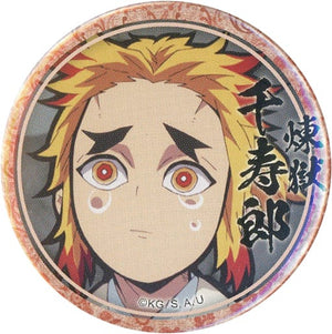 Senjuro Rengoku Demon Slayer: Kimetsu no Yaiba Mugen Train & Entertainment District Arc Lottery Badge Rengoku Senjuro Ver. 44mm Character Emaki Cafe In Ufotable Cafe X Machi Asobi Cafe Limited 2nd Period Can Badge [USED]