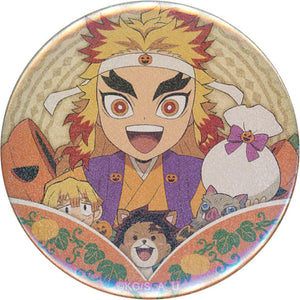 Kyojuro Rengoku Lame Demon Slayer: Kimetsu no Yaiba Halloween Event 2022 Random Can Badge B Ufotable Cafe / Machi Asobi Cafe Limited Can Badge [USED]