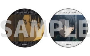 Levi Ackerman 2nd Edition Ver. Attack on Titan Set of 2 Can Badges Can Badge [USED]