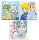 HUNTER x HUNTER HUNTER x HUNTER Big Square Can Badge Yoshihiro Togashi Exhibition Puzzle Limited Set of 3 Can Badge [USED]