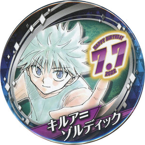 Killua Zoldyck HUNTER x HUNTER Birthday Tin Badge 2022 Can Badge [USED]