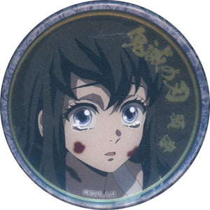 Suma Demon Slayer: Kimetsu no Yaiba Mugen Train & Entertainment District Arc Foil Stamped 57mm Lottery Tin Badge B Character Emaki Cafe in Ufotable Cafe X Machi Asobi Cafe Shunnomaki Limited Can Badge [USED]