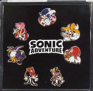 Sonic Adventure Pins Set SONIC Adoventure Production Presentation Official Goods Lapel Pin [USED]