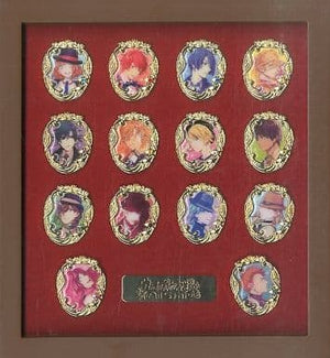 Pins 14 Pieces Set PSP Soft Uta no Prince-sama All Star First Limited Super Shining Smile BOX Broccoli Official Store Limited Special Collection Set Included Bonus Separately Lapel Pin [USED]