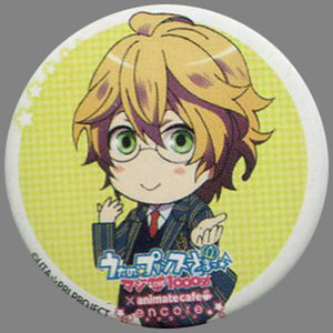 Natsuki Shinomiya Uta no Prince SamaMaji Love1000%×Animatecafe Encore Can Badge Gacha Limited Goods Can Badge Can Badge [USED]