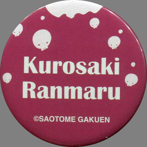 Ranmaru Kurosaki Uta no Prince Sama Idol Produce T-Shirt Ramune Collection Bundled Items Saotome Gakuen Purchasing Department in Shinjuku Marui One 2013 Summer Can Badge [USED]