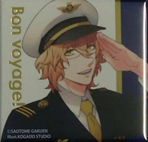 Natsuki Shinomiya Uta no Prince Sama Shining Airlines Trading Square Can Badge Can Badge Can Badge [USED]