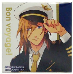 Ren Jinguji Uta no Prince Sama Shining Airlines Trading Square Can Badge [USED]