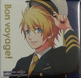 Sho Kurusu Uta no Prince Sama Shining Airlines Trading Square Can Badge [USED]