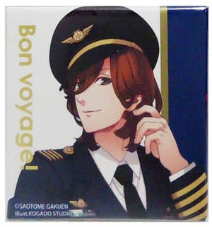 Reiji Kotobuki Uta no Prince Sama Shining Airlines Trading Square Can Badge [USED]