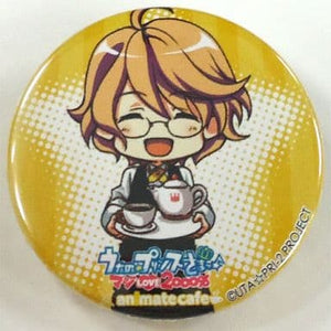 Natsuki Shinomiya Uta no Prince SamaMaji Love2000%×Animatecafe Can Badge Gacha Animate Cafe Limited Can Badge Can Badge [USED]