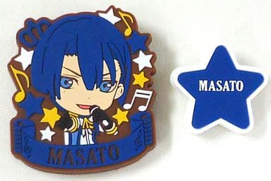 Masato Hijirikawa Uta no Prince Sama Maji LOVE 2000% Ichiban Kuji Rubber Pin Set Prize J 2 Piece Set Lapel Pin [USED]