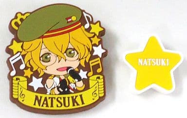 Natsuki Shinomiya Uta no Prince Sama Maji LOVE 2000% Ichiban Kuji Prize J 2 Pieces Rubber Pin Set Lapel Pin Lapel Pin [USED]
