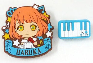 Haruka Nanami Secret Uta no Prince Sama Maji LOVE 2000% Ichiban Kuji Rubber Pin Set Prize J 2 Piece Set Lapel Pin [USED]