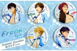 Can Badge Set 5 Set C86 Free! -Eternal Summer- Summer Vacation Set Single Item Can Badge [USED]