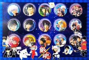 Gintama Can Badge Set 15 Pieces Set Jump Festa 2014 Goods Can Badge [USED]