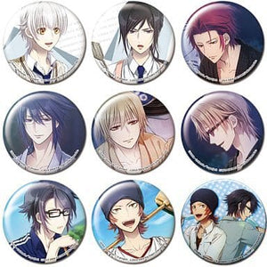 Gakuen K -Wonderful School Days- Taiding Tin Badge All 9 Types Set Can Badge [USED]