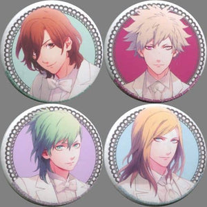 Reiji Kotobuki & Ranmaru Kurosaki & Ai Mikaze & Camus Uta no Prince Sama Quartet Idol Song 5 Types of CDs Bunkyodo Whole Volume Purchase Privilege 4 Types Set Can Badge [USED]