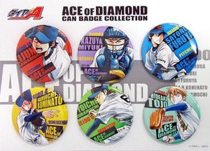 Sawamura Eijun & Miyuki Kazuya & Furuya Satoru & Kominato Haruichi & Kuramochi Yoichi &Tojo Hideaki Tin Badge Ace of Diamond AnimeJapan 2015 Limited Can Badge [USED]